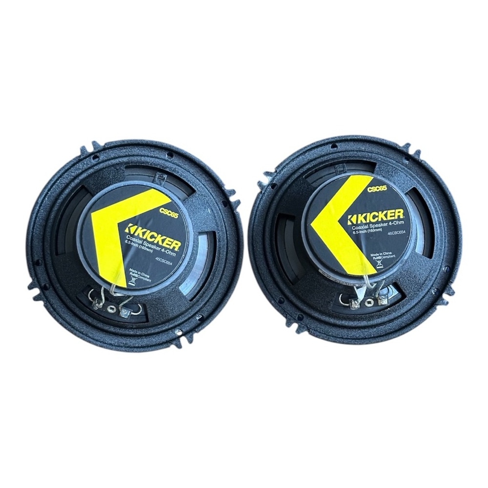 Kicker CSC65 46CSC654 Coaxial 4-Ohms 6.5" 2way Car Audio Speaker Pair - Picture 5 of 12